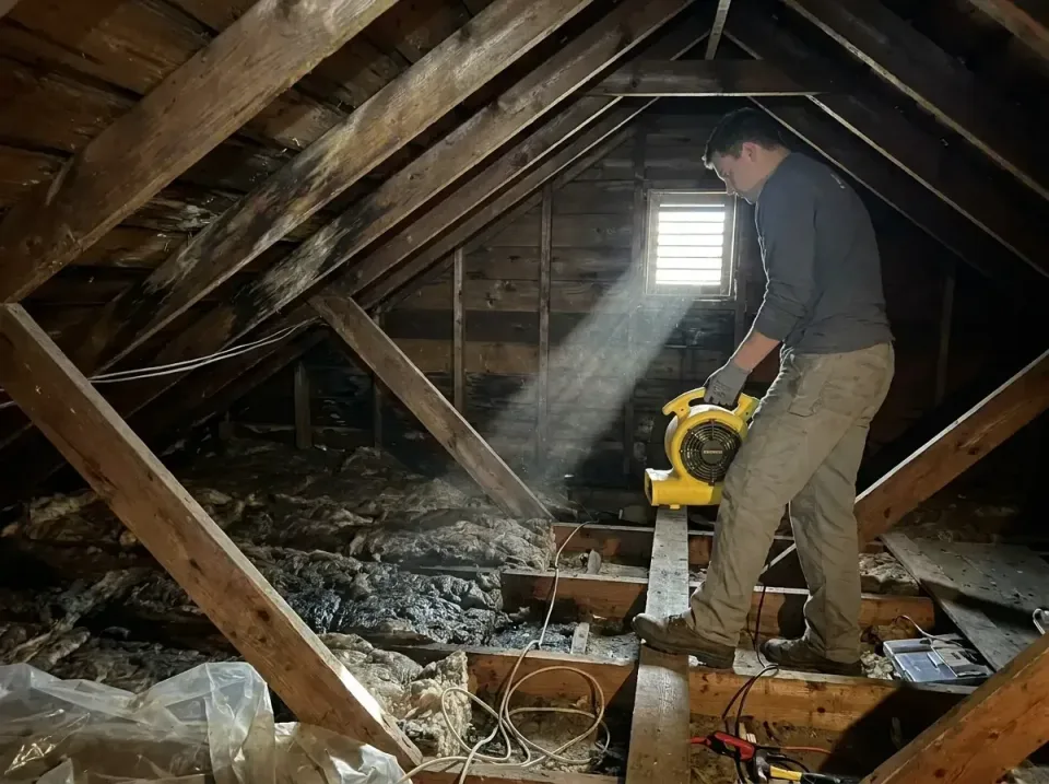 attic-water-damage-drying-proc-007 — frequently asked questions, Emergency Water Extraction & 24/7 Flood Response in Milton-…